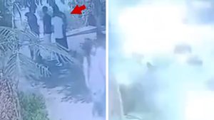 Relâmpago Devastador: 5 Estudantes Nocauteados em Direto no Campus!