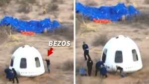 Jeff Bezos QUEDA CHOCANTE ao pousar em cápsula da Blue Origin!