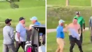 Duelo Sangrento no Green: Jogador de Golfe em Meio ao Caos!