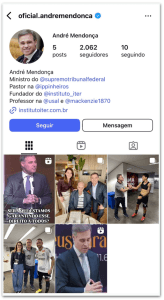 Revelação Bombástica: André Mendonça Se Lança nas Redes com Perfil Polêmico de Pregador!