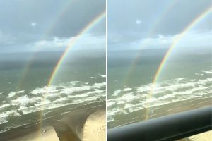 Tempestade em SP Gera Arco-Íris Duplo MISTERIOSO do Mar! VEJA o Inédito!