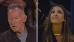 Bruce Springsteen e Jessica Alba: Segredos Explosivos Revelados no Jogo dos Lakers!