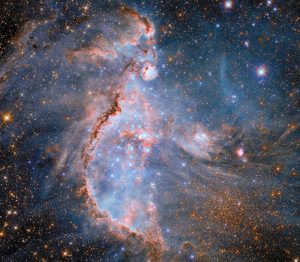 Descoberta Bombástica: Hubble Revela Artistas Estelares em Galáxia Vizinha!