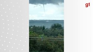 URGENTE: Pintor Captura Tromba d’Água Assustadora em Lago de Palmas – Você Não Vai Acreditar!